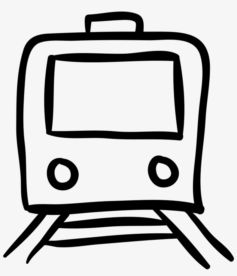 Png File - Hand Drawn Icon Train, transparent png #8748290