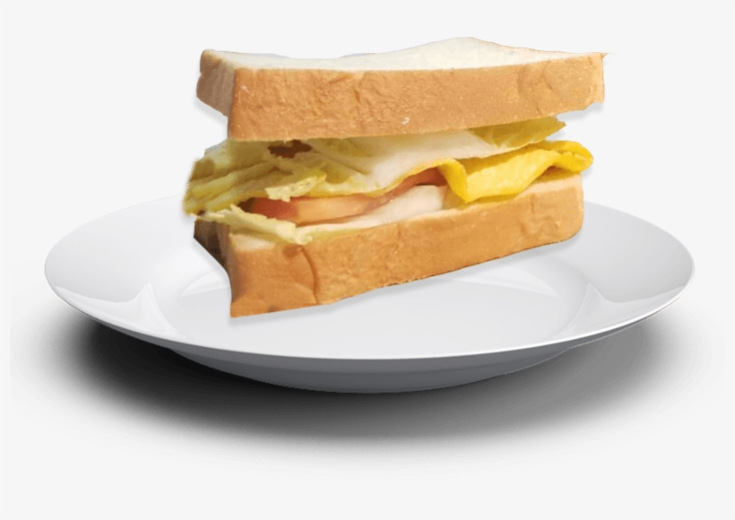 Omelette Sandwich - Fast Food, transparent png #8748798