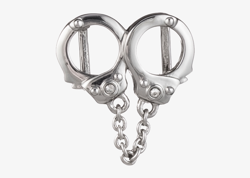 Handcuff Slide - Silver, transparent png #8749142