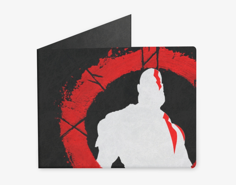 Carteira God Of War - Kratos Do God Of War Preto E Branca, transparent png #8749539