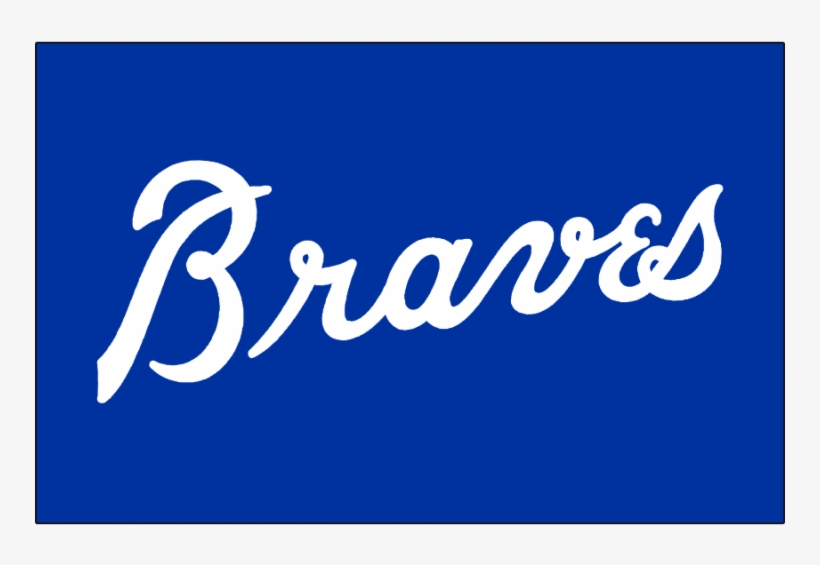Atlanta Braves Iron On Stickers And Peel-off Decals - Calligraphy, transparent png #8749602