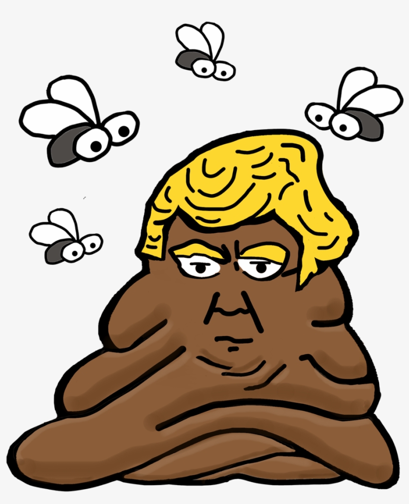 If It Talks Like A Turd And Acts Like A Turd Be Heard - Trump Turd Clip Art, transparent png #8749714