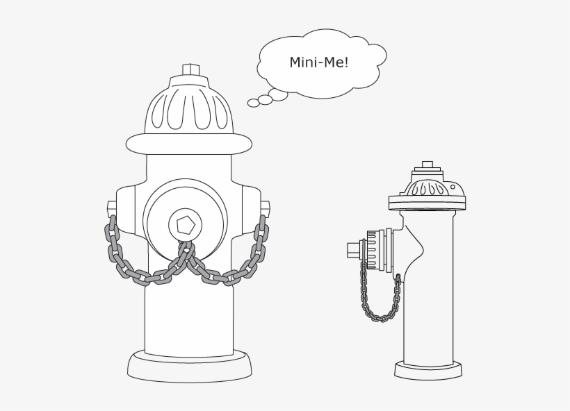 Fire Hydrants Vs - Illustration, transparent png #8749784
