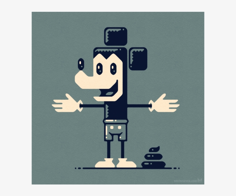 Mickey The Poo Parody Satire Characterdesign Character - Cartoon, transparent png #8750326