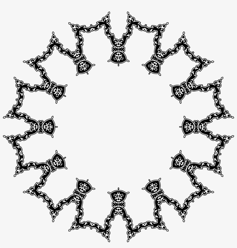 This Free Icons Png Design Of Art Deco Frame 25 - Circle Frame Tribal Png, transparent png #8750526