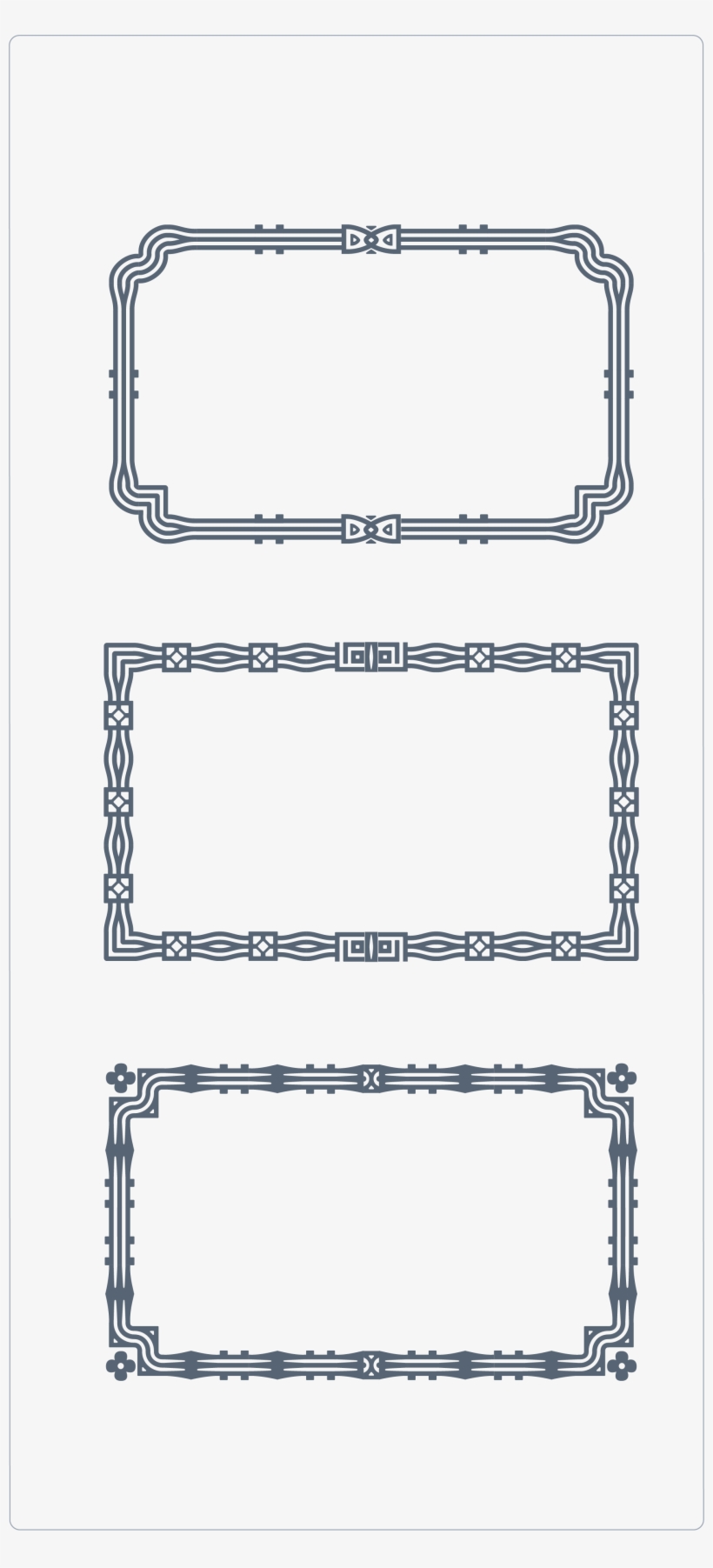 Create Customized Frames By Mixing The 600 Vector Parts - Diagram, transparent png #8750733