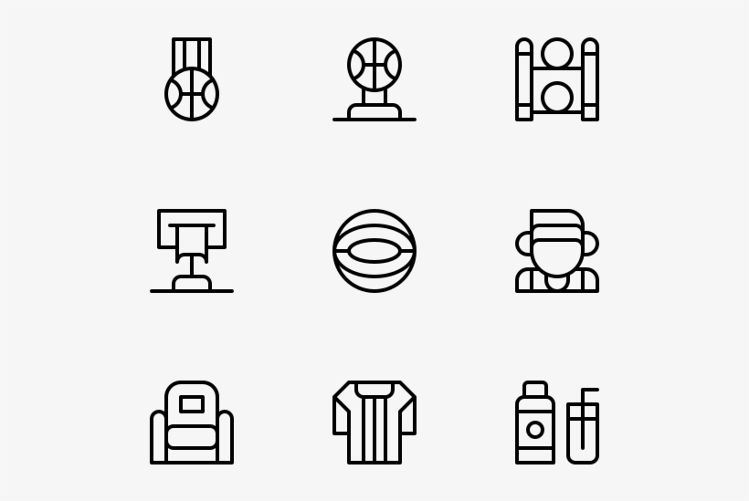 Basketball - Icon, transparent png #8751168