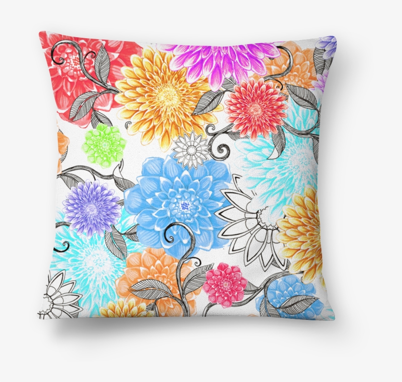 Almofada Florais Da Lua De Lundaysna - Cushion, transparent png #8751330