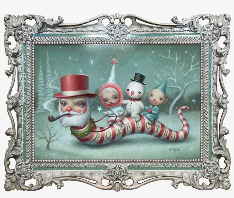 Mark Ryden Snow Worm - Mark Ryden Santa Worm, transparent png #8751632
