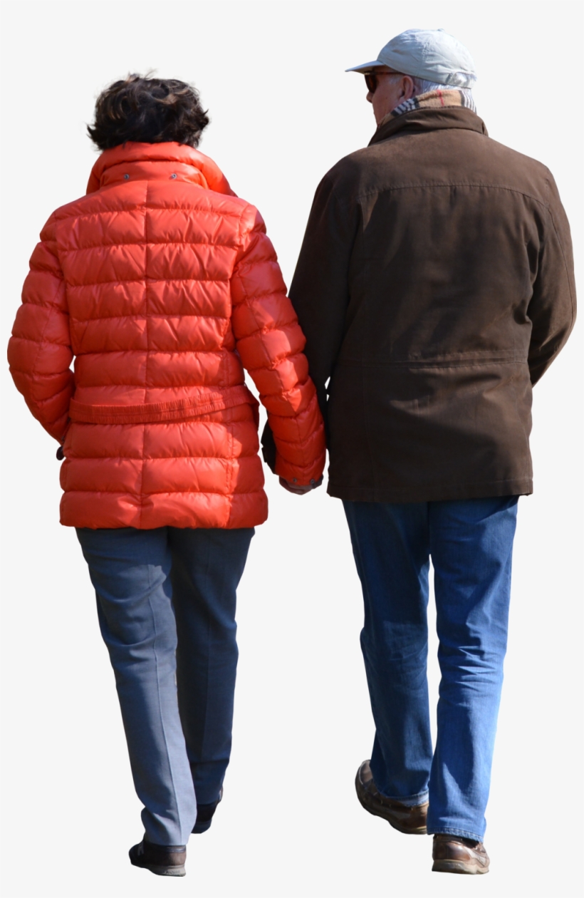 Oldcouplewalking - Elderly Couple Walking Png, transparent png #8752304