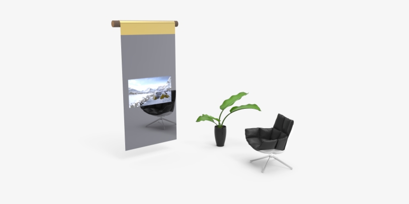 Hanging Tree Mirror Screen - Chair, transparent png #8752473