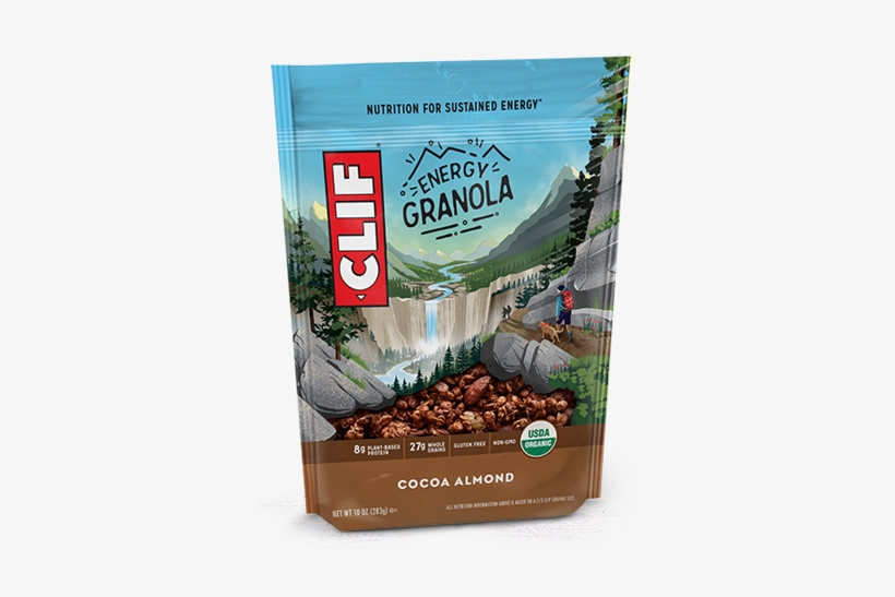 Cocoa Almond Packaging - Clif Granola, transparent png #8752728