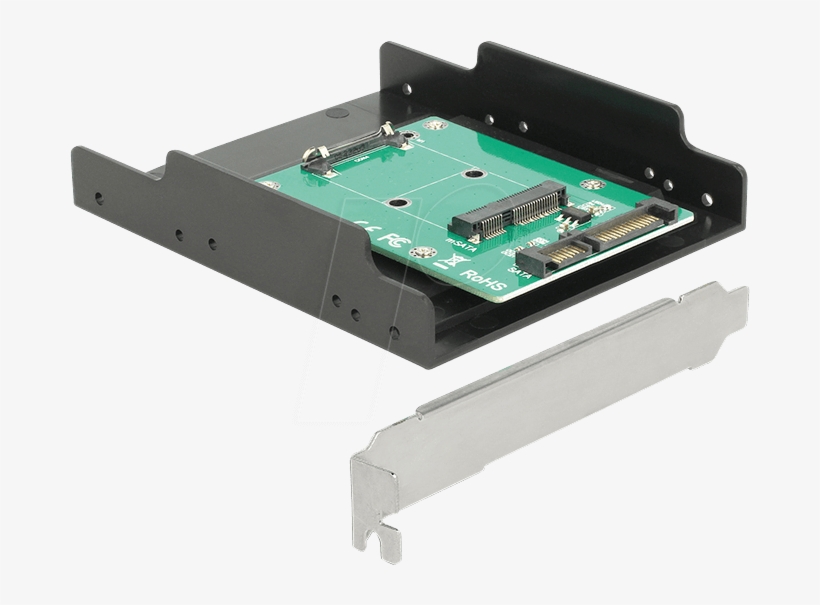 Converter Sata 22 Pin > Msata Bracket/frame Delock - Electronic Component, transparent png #8753803