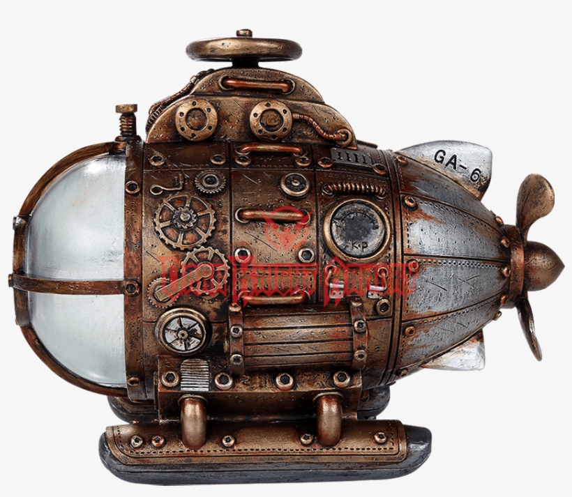 Submarine Steampunk, transparent png #8753832