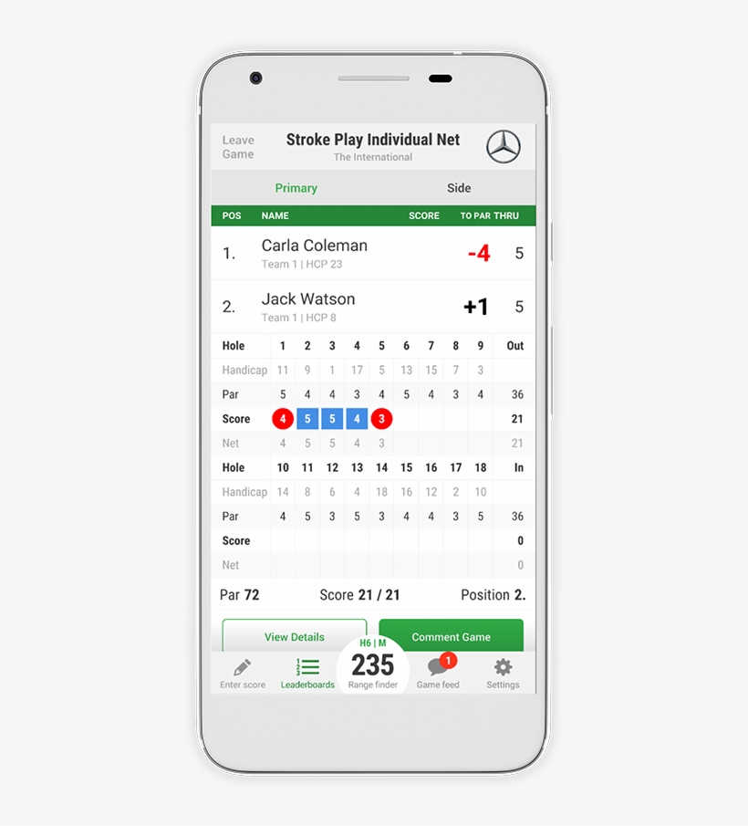 447 X 894 14 - Golf Score App, transparent png #8754211