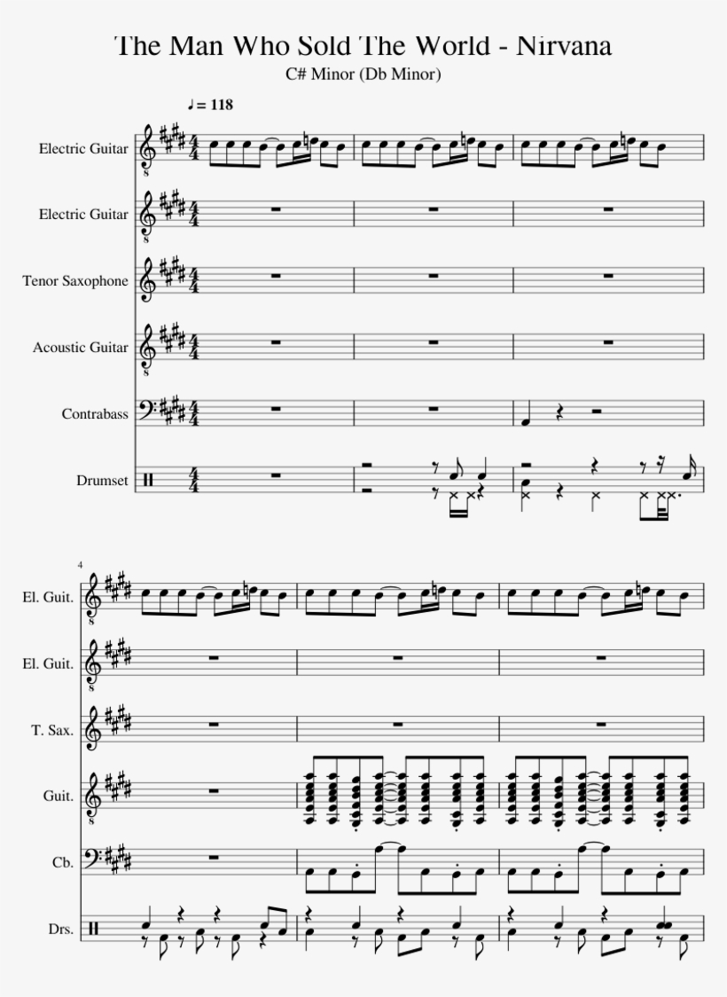 The Man Who Sold The World, transparent png #8754696