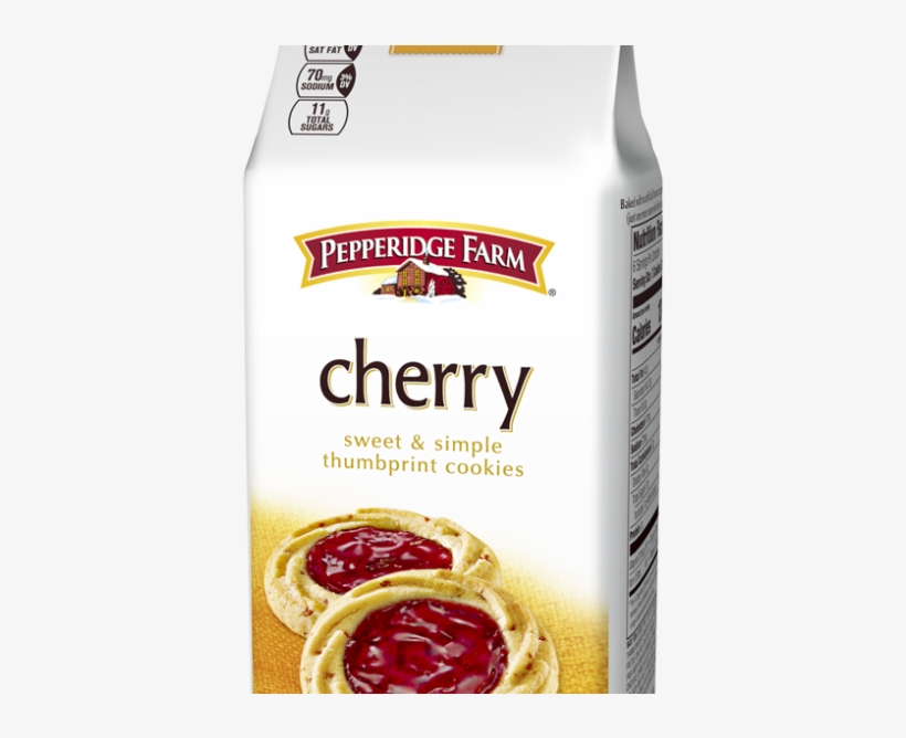 Cherry Verona Thumbprint Cookie - Pepperidge Farm Thumbprint Cookies, transparent png #8754897