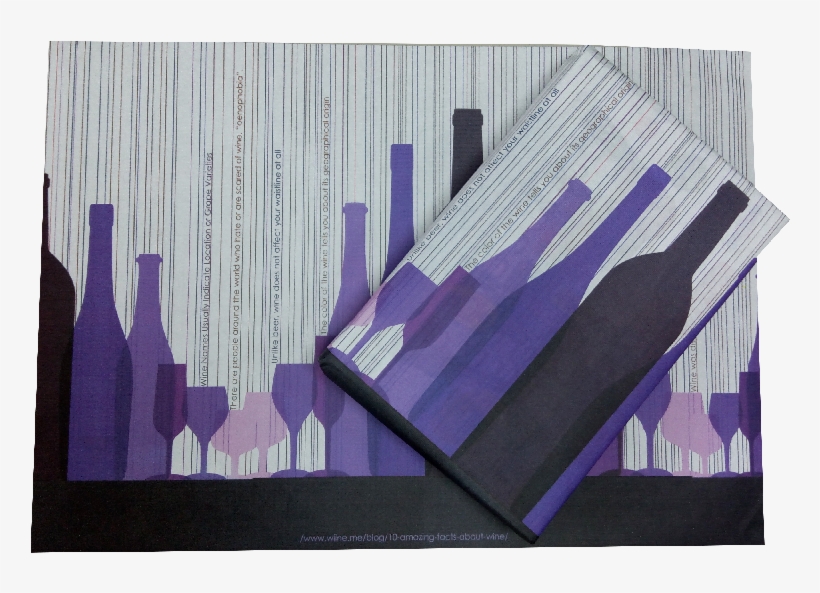 Wine Gift Wrapper - Newsprint, transparent png #8755177