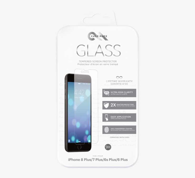 Iphone 8 Plus Glass Screen Protector Packaging - Iphone, transparent png #8755785