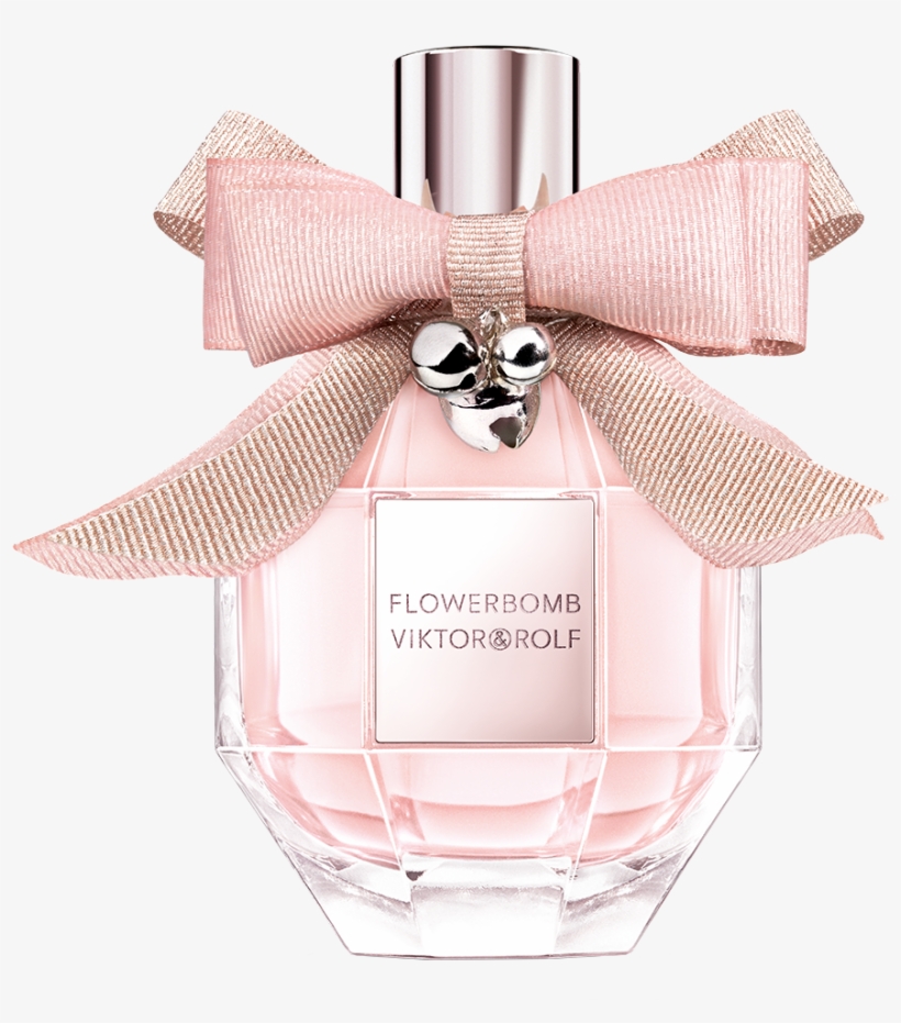 Flowerbomb Pink Bow Holiday Limited Edition, transparent png #8755811