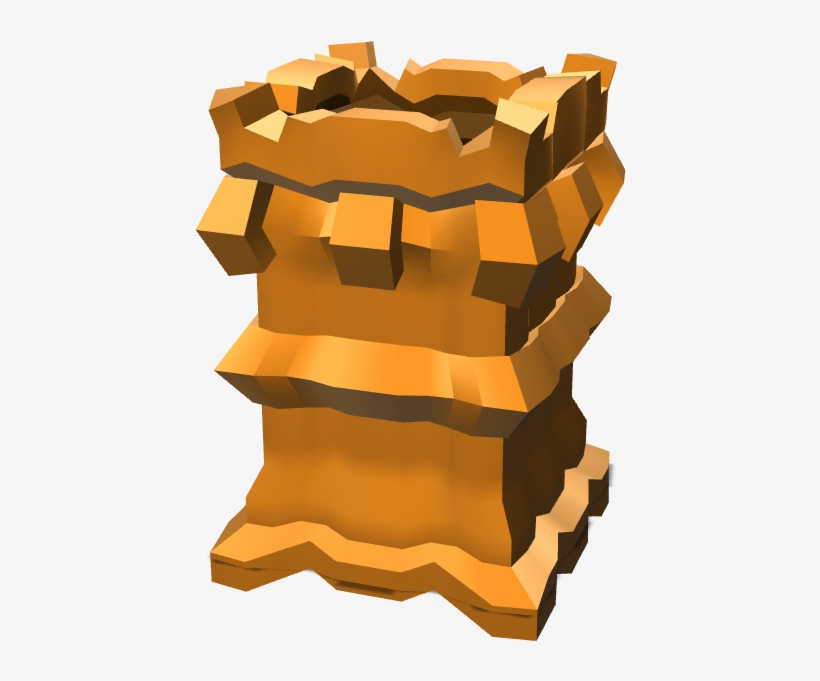 Castle Tower Vase/planter - Wood, transparent png #8756079