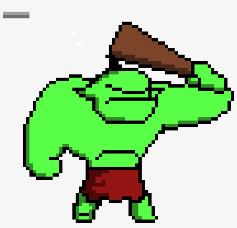 Orc - Pixel Art Circle, transparent png #8756270