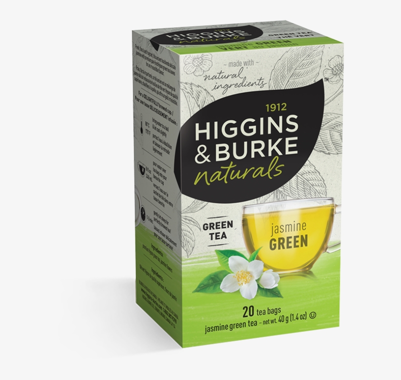 Higgins & Burke Jasmine Green Tea 20's - Higgins And Burke Green Tea, transparent png #8756271