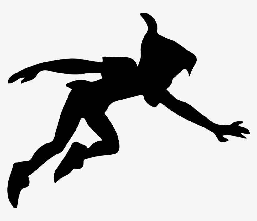 Silueta Peter Pan - Peter Pan Silhouette, transparent png #8757198