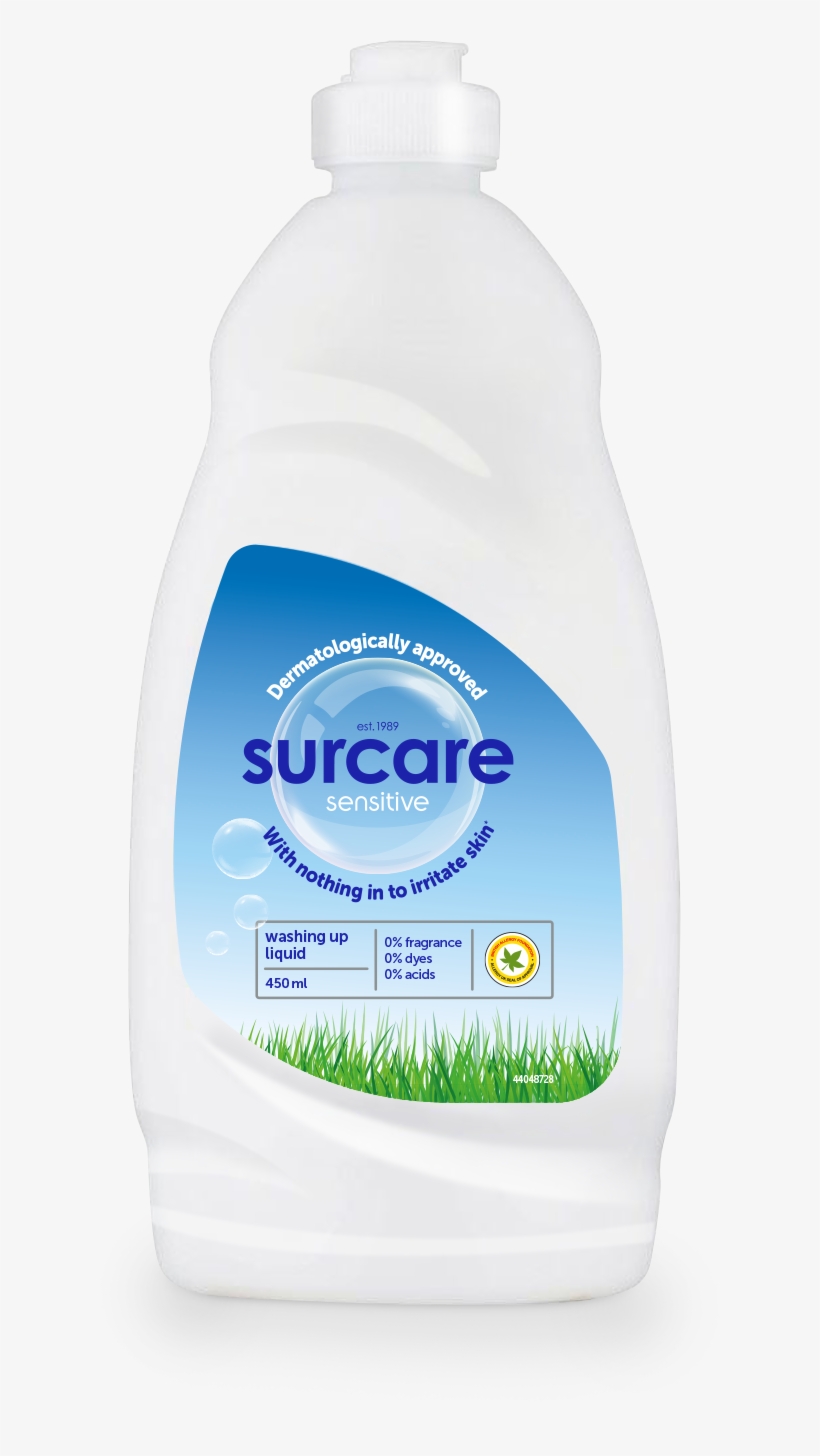 Surcare's Sensitivewashing Up Liquid - Packaging And Labeling, transparent png #8757298