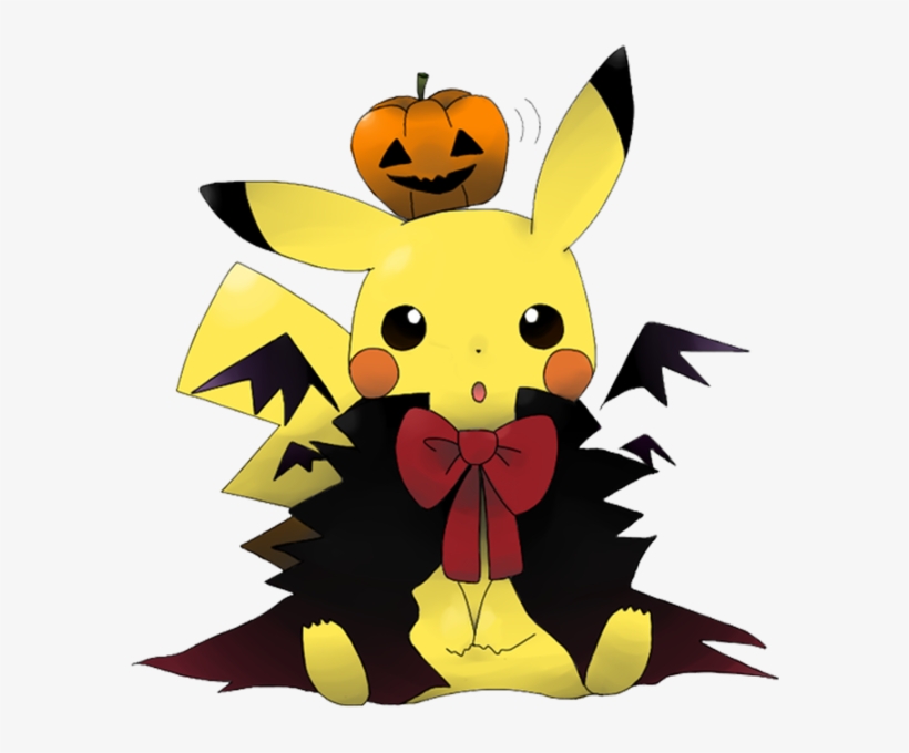 Halloween Pikachu - Pikachu Png Halloween, transparent png #8757585