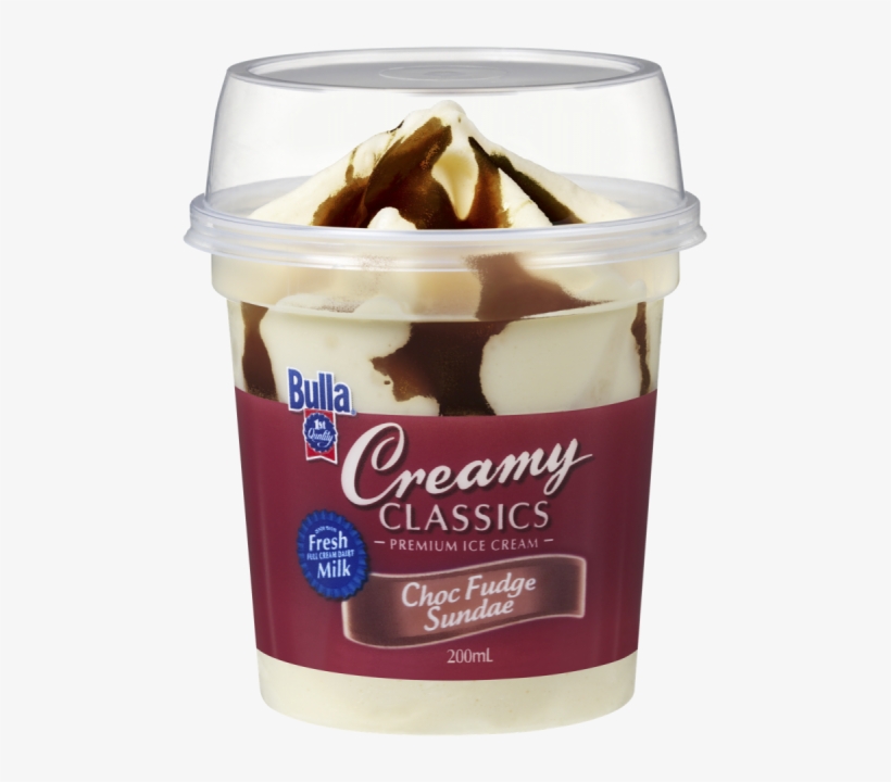 Bulla Creamy Classics Chocolate Sundae Cup, transparent png #8757629
