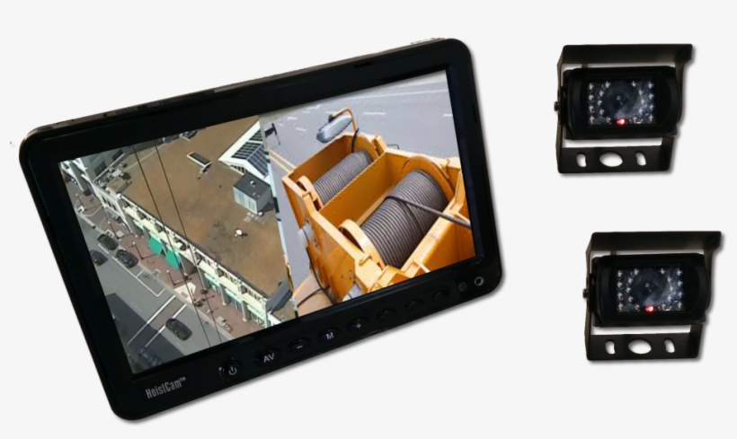 Hoistcam Monitor With Two Wired Cameras - Tablet Computer, transparent png #8757795