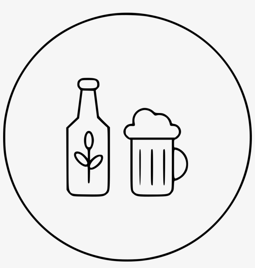 Beer Liquor Bottle Glass Mug Comments, transparent png #8757989