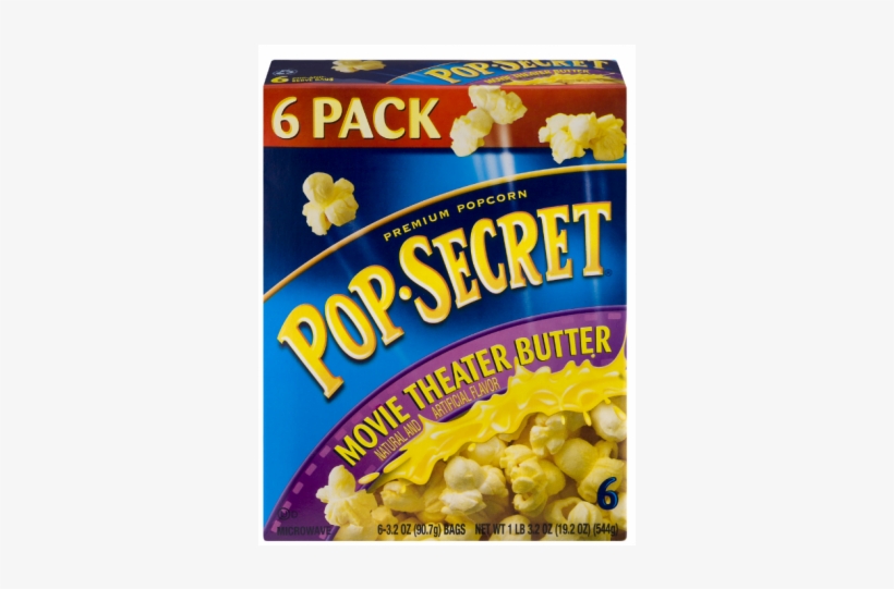 Pop-secret Premium Movie Theater Butter Microwave Popcorn - Pop Secret Popcorn, transparent png #8758163