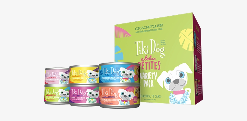Tiki Dog Aloha Petite Can Variety Pack - Tiki Dog Aloha Petites, transparent png #8758250