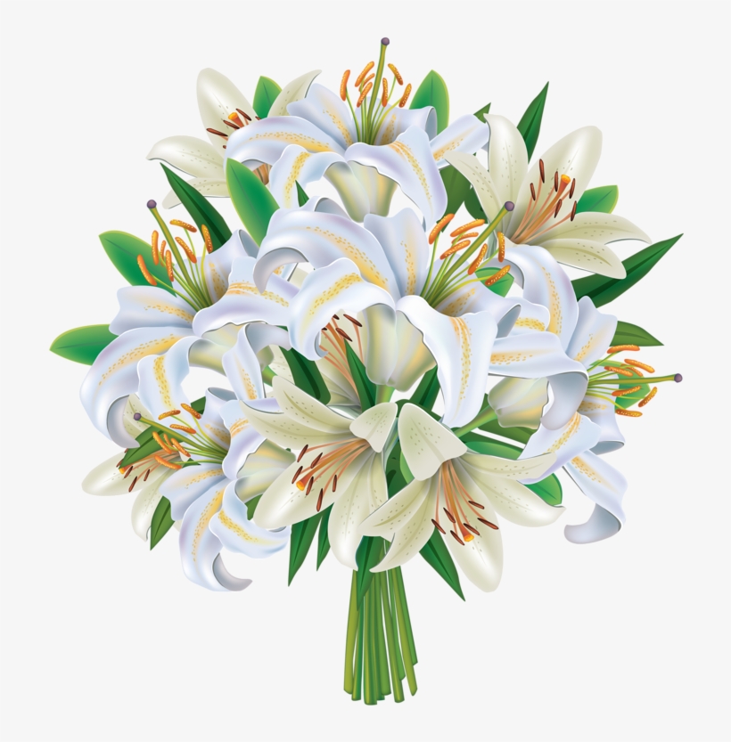 Фото, Автор Soloveika На Яндекс - Bouquet White Flower Png, transparent png #8758436
