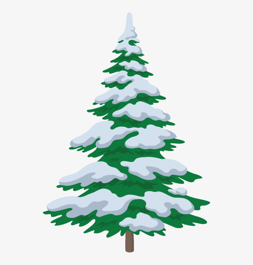Snowy Tree - Trees With Snow Drawing, transparent png #8758528