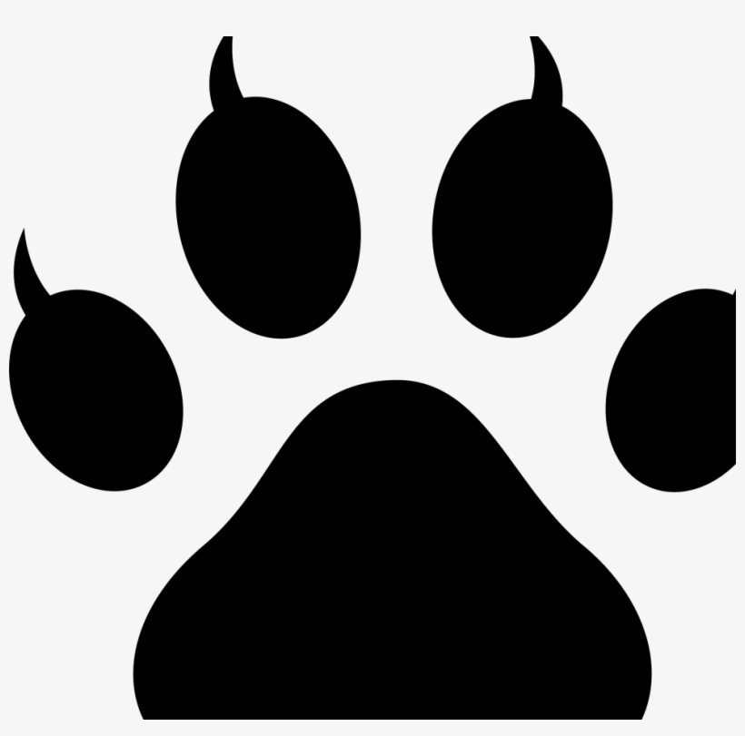 Dog Paw Stencil Download Free Cat Paw Print, transparent png #8760382