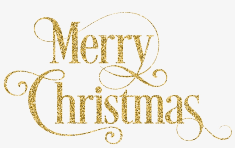 Free Png Merry Christmas Gold Png - Transparent Background Merry Christmas Gold, transparent png #8761039