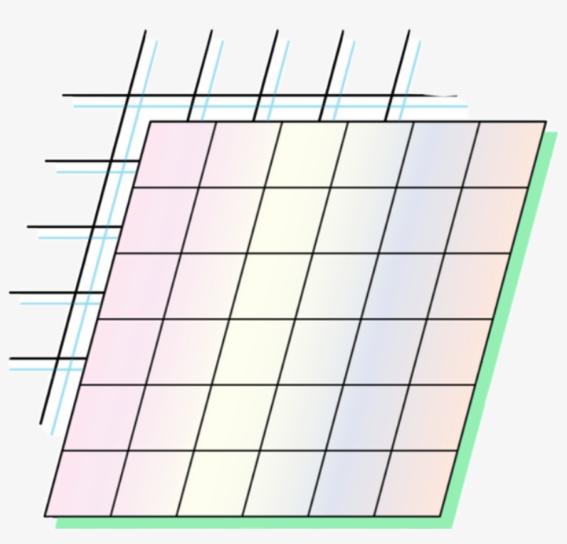 Square Grid Lines Check Checkered Chess Chessboard - Composite Material, transparent png #8761161