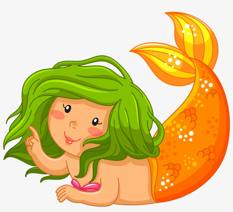 Mermaid Clipart Fairy - Mermaid, transparent png #8762288