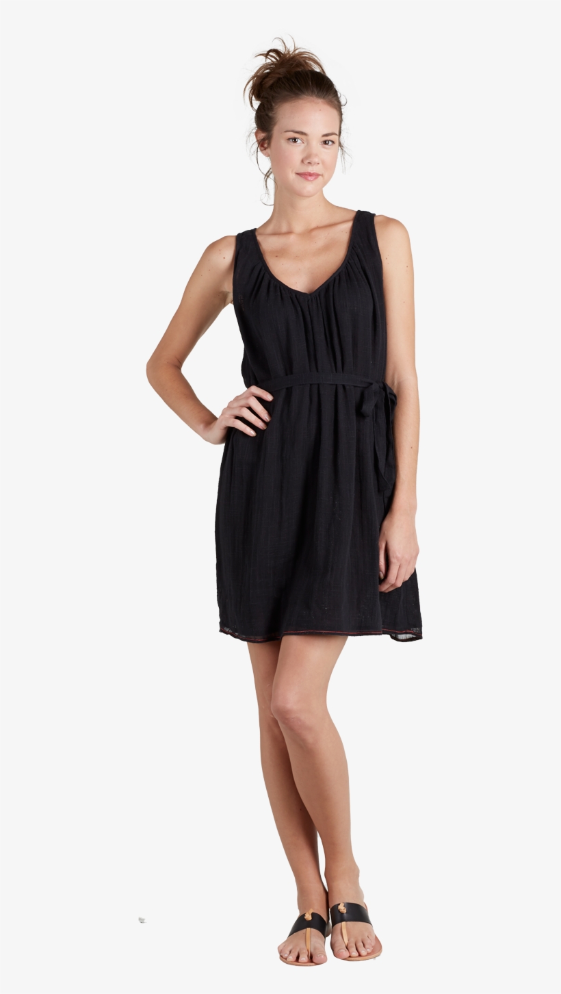 Classy Black Lady - Tennis Jurk Lang, transparent png #8762619