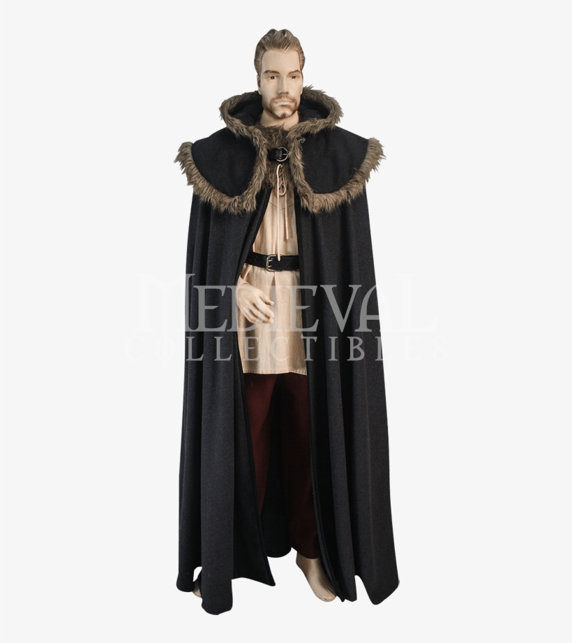 Medieval Fur Cape, transparent png #8763354