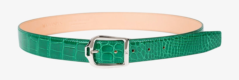 Farrier Buckle With 32mm Crocodile Belt - Belt Buckle, transparent png #8763399