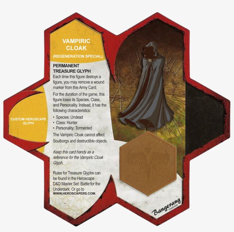The Book Of The Glyph Vampiric Cloak - Heroscape Bracers Of Teleportation, transparent png #8763715