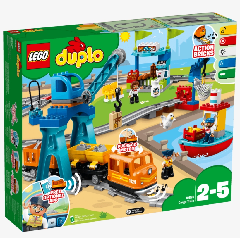 Cargo Train - Lego Duplo Train 2018, transparent png #8764516