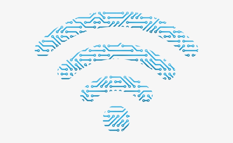 Wifi Dongle And Thumb Drive - Electric Blue, transparent png #8764948