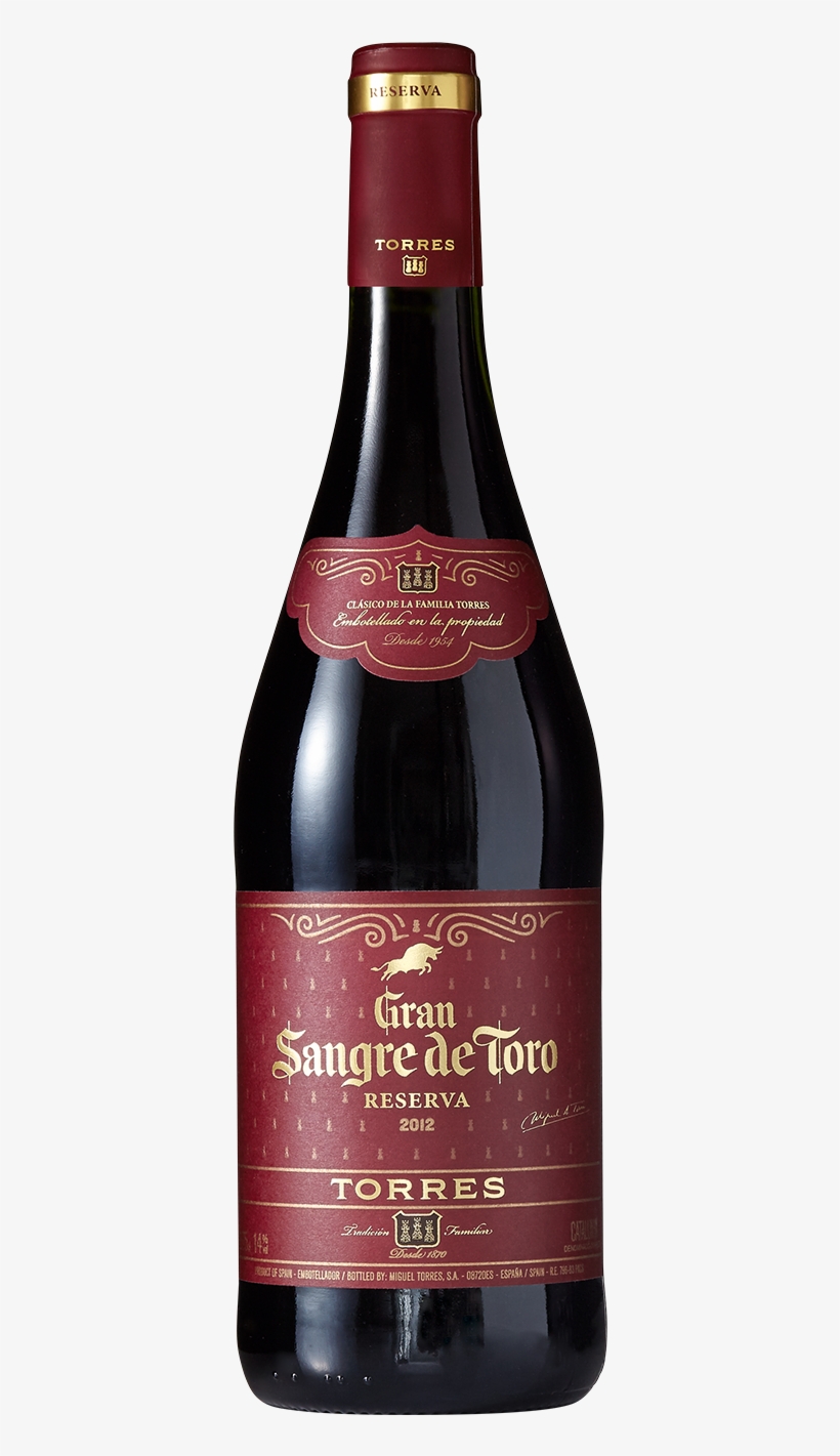 Torres, Gran Sangre De Toro Reserva, 2014, 6 Bottles, - Handmaid's Tale Wine, transparent png #8765004