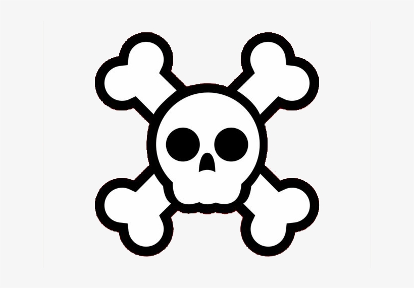 Clip Art Transprent Png - Cute Skull And Crossbones, transparent png #8765331