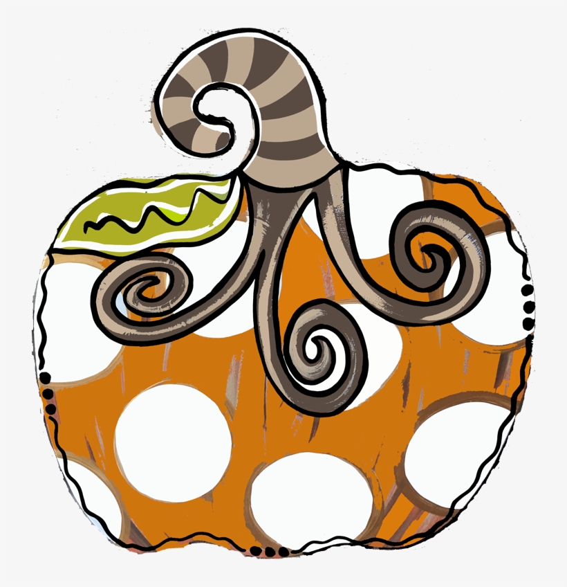 Regular White Dot Pumpkin, transparent png #8765677